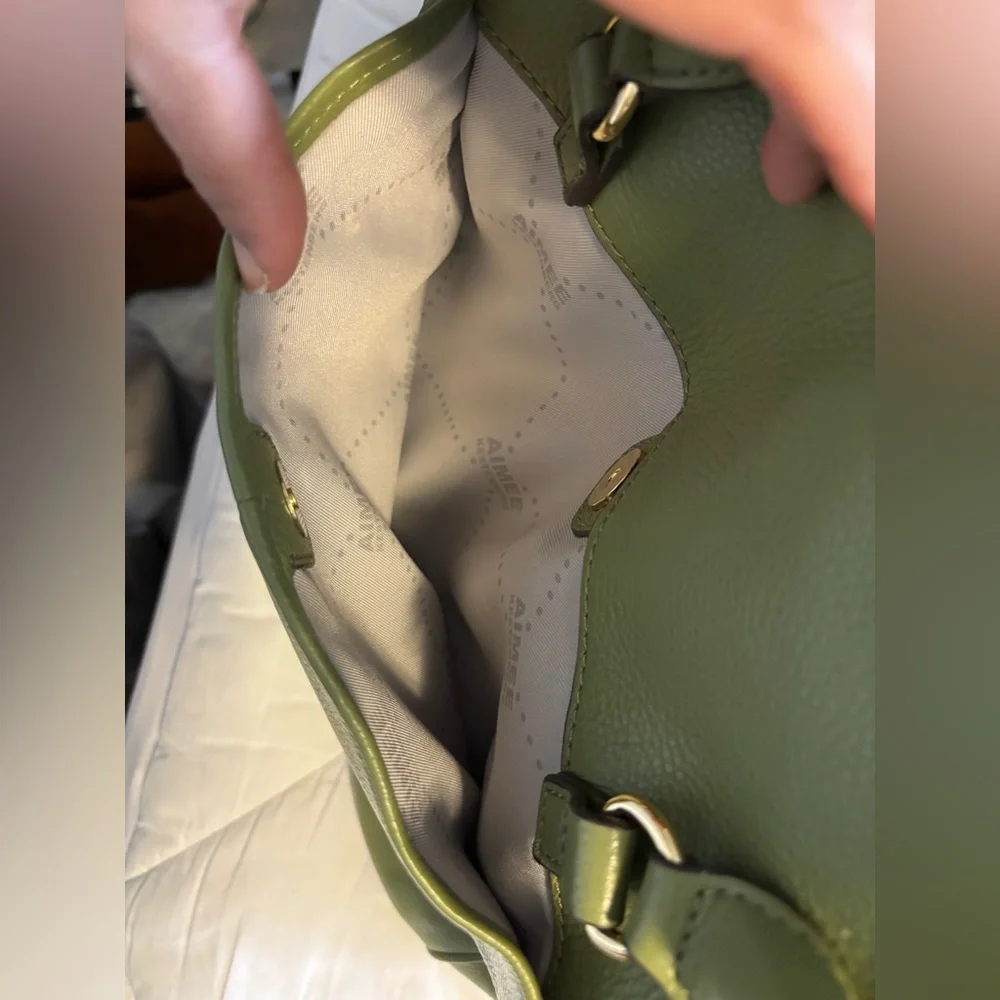 Aimee Kestenberg Olive Quilted Shoulder Bag - Picture 7 of 9